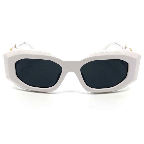 Sale Versace White Women\'s Gold Medusa Sunglasses